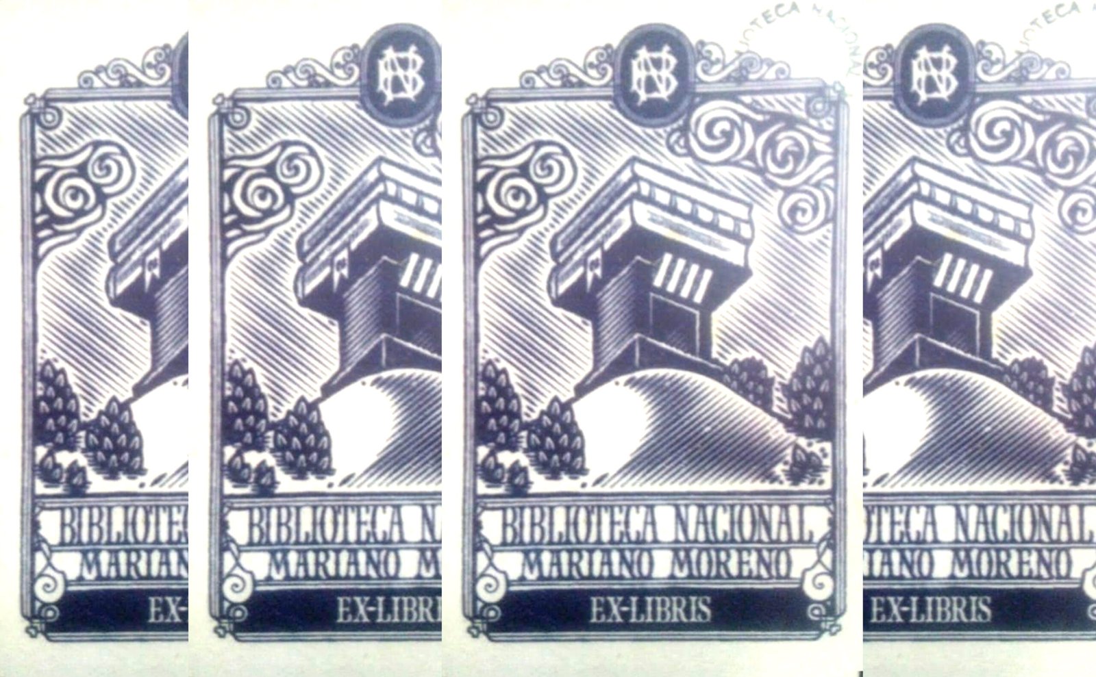 EX LIBRIS SIN TEXTO